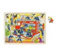 Goki Puzzle: Lutte Contre L'incendie 48-Piece Multicolore G