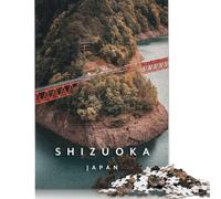 Puzzle de la Gare de Shizuoka, Jouets de décompression, Puzzle rectangulaire en Papier pour Enfants et Adultes à partir de 12 Ans, Cadeaux de Noël, 1000 pièces (38 x 26 cm)