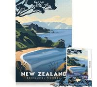 Puzzle de la péninsule de Coromandel en Nouvelle-Zélande pour Adolescents,1000 pièces,développement cérébral,Divertissement Calme,Assemblage Propre,Cadeau saisonnier (50x75cm)