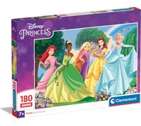 Clementoni Puzzle Super Princess 180 Pièces - Supercolor, Puzzle pour Enfants, Disney, Fabriqué en Italie, 29787