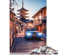 Puzzle de la Ville de Kyoto, Puzzle rectangulaire en Papier, idéal pour Les Cadeaux de Noël, pour garçons ou Filles, 1 000 pièces (75 x 50 cm)