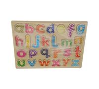 Puzzle de l'alphabet en Bois : Jeu éducatif de 26 pièces pour Apprendre en s'amusant