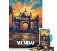 Puzzle de l'arche de Mumbai pour Adolescents, 1000 pièces, pour développer sa mémoire, se détendre et se ressourcer Design apaisant Cadeau Classique (50x75cm)