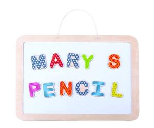 Puzzle de Lettres Majuscules Abécédaire (Anglais) & Ardoise M