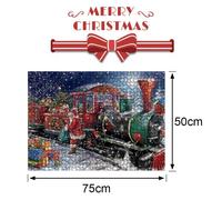 Puzzle De Luxe Père Noël 100 Pièces, Livraison Express, De Noël, Haute Difficulté, Jouets Éducatifs Pour Enfants, 1000 Pièces