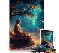 Puzzle de méditation Bouddha pour Adolescents,1000 pièces,pour développer la pensée et la Pleine Conscience,Bords précis,Cadeau Unique (38x52cm)