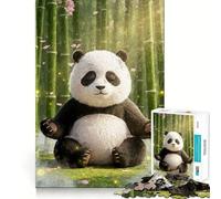 Puzzle de méditation Panda paisible pour Adultes, 1000 pièces, renforce la mémoire, détend et s'amuse, qualité supérieure, pour Les fêtes (38x26cm)