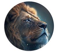 Puzzle de Motivation de Grandeur 1000 pièces pour Adultes | Puzzle Rond | Puzzles Puzzle en Carton 26,5x26,5 Pouces