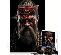 Puzzle de mythologie Viking pour Adolescents, 1000 pièces, Stimulation Cognitive, détente, Assemblage Solide, Cadeau significatif (50x75cm)