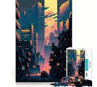 Puzzle de New York pour Adolescents, 1000 pièces, Jeu de logique Solide, détente et Divertissement, découpe de précision, (38x26cm)