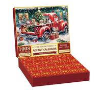 Puzzle de Noël 2024, Calendrier du compte à rebours des puzzles de Noël, Jouet de calendrier de Noël du compte à rebours du puzzle 2024, Jouet éducatif pour la première enfance