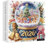 Puzzle de Noël de 500 pièces avec boule en cristal sur papier couché 50 x 50 cm avec une coupe précise et une expérience d'assemblage lisse (style B)