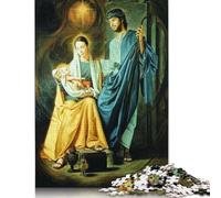 Puzzle de Noël Magique de 500 pièces pour Adultes, Jeu éducatif, décoration familiale, 500 pièces (52 x 38 cm)