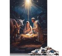 Puzzle de Noël Magique de 500 pièces pour Adultes, Jeu éducatif, décoration familiale, 500 pièces (52 x 38 cm)