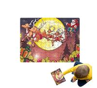 Puzzle de Noël | Puzzle de Santa Claus - Grande Décoration d'hiver de Père Noël pour Filles, 2 à 8 Ans