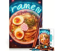 Puzzle de Nouilles Ramen 1000 pièces pour Adolescents, Jeu de logique, pièce de Collection découpée avec précision, idéal pour se détendre (38x52cm)