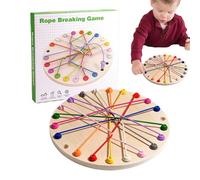 Puzzle de nœuds de Corde - Jeu de défi de dénouement, Jouet Casse-tête, activité de Carte logique, développement de la motricité Fine | Ensemble de Jeu pour Filles et garçons, Parfait pour app