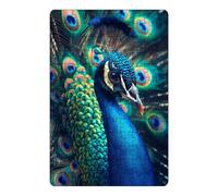 Puzzle de paon: puzzle anti-stress, puzzle artistique avec peinture décorative | Puzzle impossible et difficile, festif, anti-stress pour la maison, pour adultes, enfants, décoration murale de c