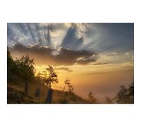 Puzzle de Paysage 1000(75x50cm) pièces, beauté Naturelle, Brouillard, Jouets de Jeu intéressants