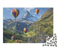 Puzzle de Paysage et de Voyage - Jeu éducatif très intéressant avec Une Forme Unique et Plein de Surprises - 500 pièces (52 x 38 cm)