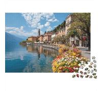 Puzzle de Paysage et de Voyage - Jeu éducatif très intéressant avec Une Forme Unique et Plein de Surprises - 1000 pièces (75x50cm)