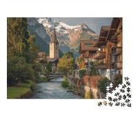 Puzzle de Paysage et de Voyage - Jeu éducatif très intéressant avec Une Forme Unique et Plein de Surprises - 1000 pièces (75x50cm)