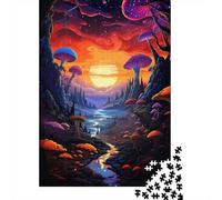 Puzzle de Paysage Fantastique coloré, Puzzle rectangulaire en Papier emboîtable précis pour garçon ou Fille, Cadeaux de Noël, 1000 pièces (38 x 26 cm)