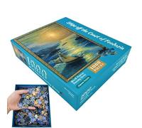 Puzzle de paysage, motifs de bateau côtier Puzzle à motifs sophistiqués, motif bateau côtier Puzzle à faire soi-même avec 1000 pièces | Cadeau pour la famille, les adultes, les adolescents les jours