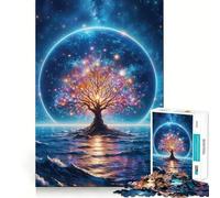 Puzzle de Paysage Spatial Fantastique pour Adultes, 1000 pièces, Casse-tête, Loisirs Domicile, Image Assembler, Cadeau d'anniversaire (38x26cm)