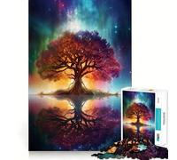 Puzzle de Paysage Spatial Fantastique pour Adultes, 1000 pièces, pour stimuler la mémoire, Jeu de Groupe, Motif Assembler, Surprise de Noël (38x26cm)