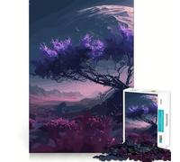Puzzle de Paysage Spatial Fantastique pour Adultes 1000 pièces Stimule la mémoire Jeu de Construction Amusant Pièce de Collection (38x26cm)
