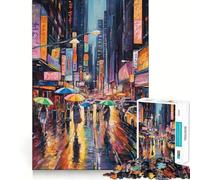 Puzzle de Paysage Urbain 1000 pièces, Jeu d'intelligence et de Relaxation, découpe de précision, pièce de Collection (38x26cm)