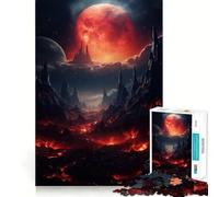 Puzzle de Paysage volcanique pour Adultes,1000 pièces,Puzzle Amusant et précis,découpe de Haute précision,Facile à Apprendre,pour Toute la Famille (50x75cm)