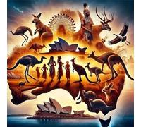 Puzzle de Paysages animaliers australiens pour Adultes,120 pièces,20x20 cm Puzzle de Bricolage Artistique pour Décoration de la Maison, Jeu éducatif Challenge Toy Puzzles pour Adultes