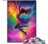 Puzzle de Peinture à l'huile de Danseuse de Ballet pour Adultes 1000 pièces, défi d'intelligence cérébrale, Jouets addictifs, Cadeaux d'anniversaire pour Les 14 Ans et Plus (26x38cm)