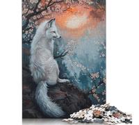 Puzzle de Peinture d'animaux Sauvages Cool Puzzles 500 pièces pour Adultes Puzzles pour Adultes Puzzle Casse-tête 500 pièces (52x38cm)