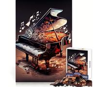 Puzzle de Piano coloré 1000 pièces pour Adolescents Améliore la mémoire, se détend, Bords précis, Cadeau créatif (38x52cm)
