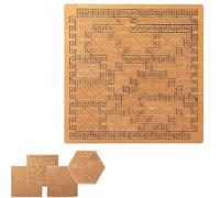 Puzzle de Plateau Fractal, Puzzles de Plateau d'entraînement cérébral - Fabrication de moules précises, Puzzle en Bois, Jeu cognitif, Puzzles en Bois Difficiles et Difficiles (C)