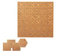 Puzzle de Plateau Fractal, Puzzles de Plateau d'entraînement cérébral - Fabrication de moules précises, Puzzle en Bois, Jeu cognitif, Puzzles en Bois Difficiles et Difficiles (B)