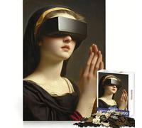 Puzzle de prière en réalité virtuelle 1000 pièces pour Adultes Concentration et détente Découpe Lisse (50x75cm)