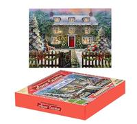 Puzzle De Puzzle Adulte | Puzzlle De Défi De Noël | 1008 Pièces Brain Training Game Éducatif | Améliorez Votre Concentration Agréable avec La Famille Et Les Présente Le Prix De Fête