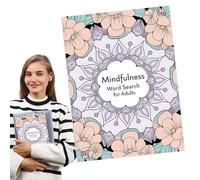 Puzzle de recherche de mots, livres de puzzle de recherche de mots | Mot trouver des livres,Jeux de divertissement portables, activités d'exercice cérébral pour les adolescents âgés