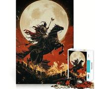 Puzzle de samouraï à Cheval pour Adolescents, 1000 pièces, Jeu d'entraînement cérébral, détente mentale, Art à Assembler, Cadeau Unique (50x75cm)