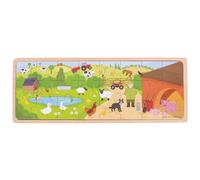 Puzzle de scène de ferme en bois