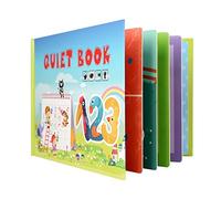 Puzzle De Scène De Type De Clip De Livre, Jouets éducatifs pour Nouveau-né Animaux Livre Educatif Livre Déveil Jouet Sensoriel Cadeau Parfait pour Les garçons Filles 0-6 Ans cognition des nombres