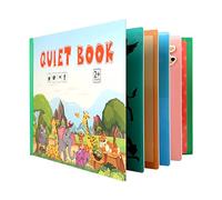 Puzzle De Scène De Type De Clip De Livre, Jouets éducatifs pour Nouveau-né Animaux Livre Educatif Livre Déveil Jouet Sensoriel Cadeau Parfait pour Les garçons Filles 0-6 Ans cognition des animaux