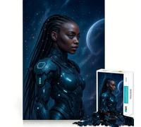 Puzzle de Science-Fiction Guerrier de l'espace 1000 pièces pour Adolescents, Jeu de logique et de Train, décoration Murale légère et relaxante aux découpes Lisses (38x26cm)