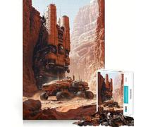 Puzzle de Science-Fiction sur Un Avant-Poste martien pour Adultes, 1000 pièces, Jeu de logique Clair, Loisir Silencieux, découpe Parfaite, Cadeau élégant (50x75cm)