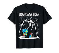 Puzzle de sensibilisation à l'autisme pour grand-mère Ours Cadeau pour la famille T-Shirt