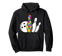 Puzzle de Sensibilisation à l'Autisme pour Le Bowling Sweat à Capuche